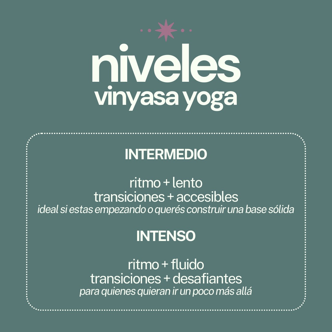 Niveles Vinyasa Yoga